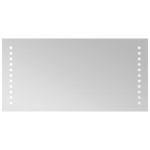 vidaXL Oglindă de baie cu LED, 20x40 cm