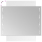 vidaXL Oglinda de baie cu LED, 50x70 cm