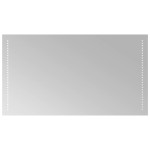 vidaXL Oglinda de baie cu LED, 50x90 cm