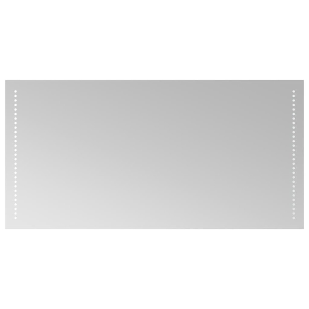 vidaXL Oglinda de baie cu LED, 50x100 cm