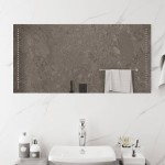 vidaXL Oglinda de baie cu LED, 50x100 cm