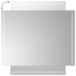 vidaXL Oglindă de baie cu LED, 60x80 cm