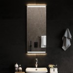 vidaXL Oglindă de baie cu LED, 40x100 cm