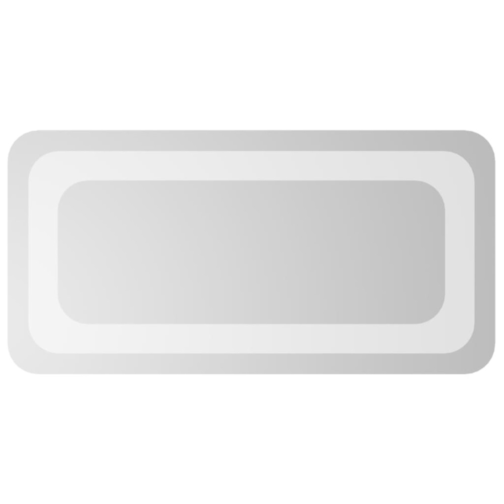 vidaXL Oglindă de baie cu LED, 20x40 cm