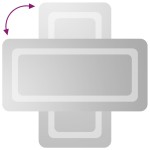 vidaXL Oglinda de baie cu LED, 30x60 cm