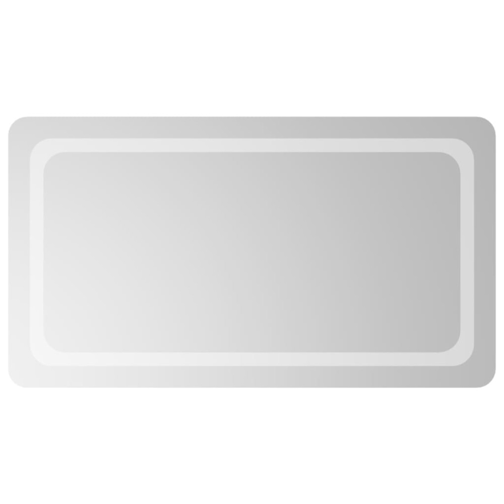 vidaXL Oglinda de baie cu LED, 50x90 cm