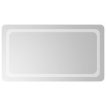 vidaXL Oglinda de baie cu LED, 50x90 cm