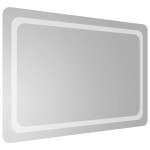 vidaXL Oglindă de baie cu LED, 60x90 cm