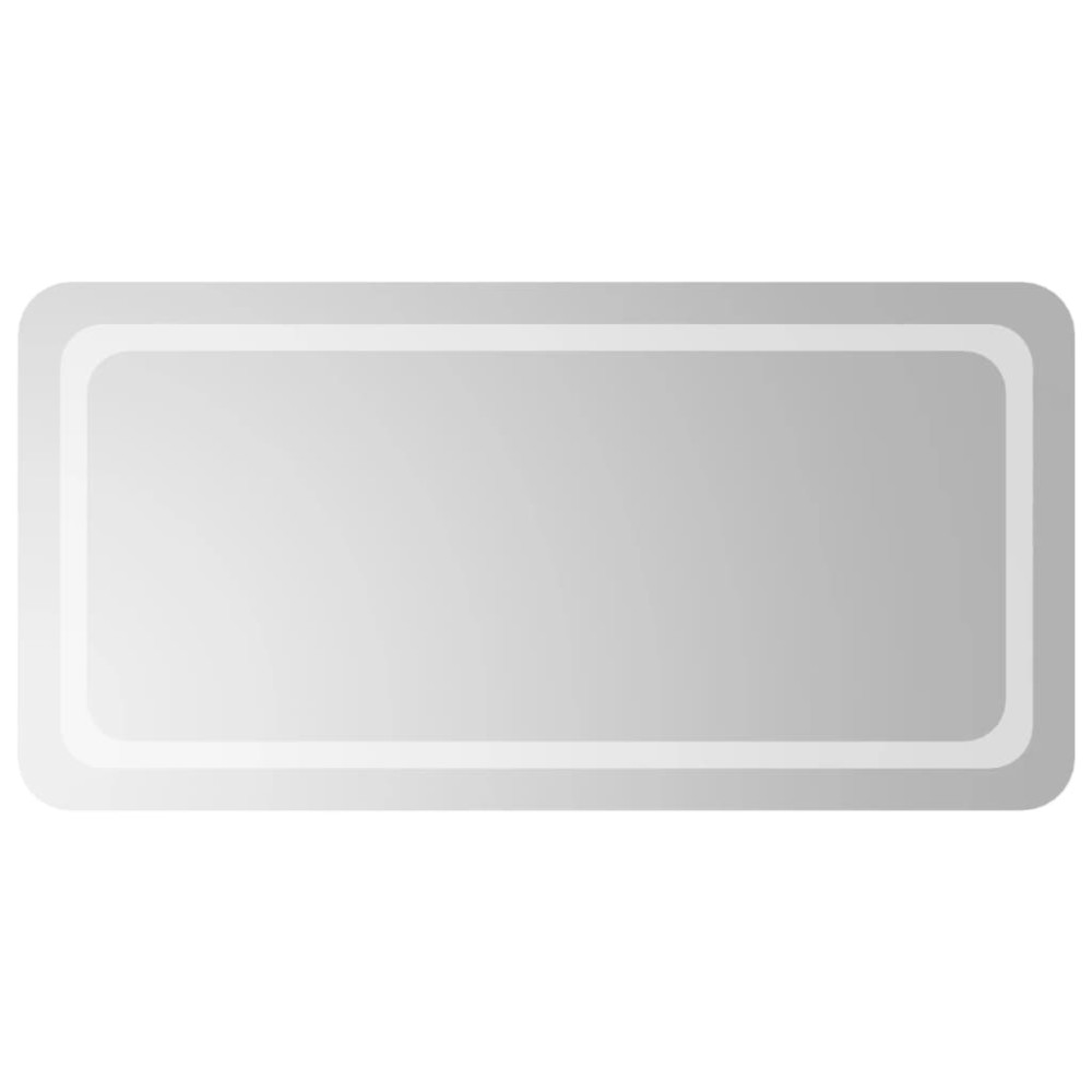 vidaXL Oglinda de baie cu LED, 50x100 cm