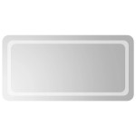 vidaXL Oglinda de baie cu LED, 50x100 cm