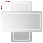 vidaXL Oglinda de baie cu LED, 50x100 cm