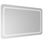 vidaXL Oglindă de baie cu LED, 60x100 cm