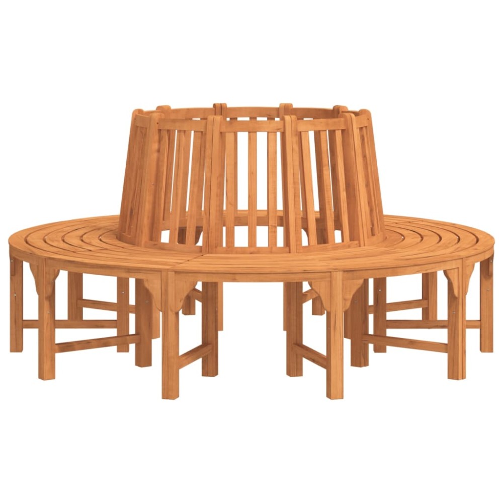 vidaXL Bancă de copac rotundă, Ø208 cm, lemn masiv de eucalipt