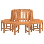 vidaXL Bancă de copac rotundă, Ø208 cm, lemn masiv de eucalipt vidaXL Bancă de copac rotundă, Ø208 cm, lemn masiv de eucalipt