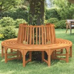 vidaXL Bancă de copac rotundă, Ø208 cm, lemn masiv de eucalipt vidaXL Bancă de copac rotundă, Ø208 cm, lemn masiv de eucalipt