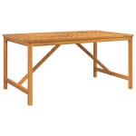 vidaXL Set de dining pentru grădină 6 piese, din lemn masiv de acacia vidaXL Set de dining pentru grădină 6 piese, din lemn masiv de acacia