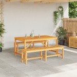 vidaXL Set masă grădină 3 piese lemn masiv acacia