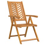 vidaXL Set de Masă de Grădină de 5 Piese din Lemn Solid de Acacia vidaXL Set de Masă de Grădină de 5 Piese din Lemn Solid de Acacia
