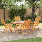vidaXL Set de Dining pentru Grădină 5 Piese Lemn Masiv de Acacia