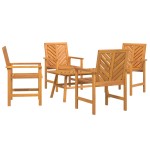 vidaXL Set lounge pentru grădină din lemn masiv de acacia