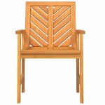 vidaXL Scaune de dining pentru grădină 8 pcs Maro 59 x 62.5 x 89 cm vidaXL Scaune de dining pentru grădină 8 pcs Maro 59 x 62.5 x 89 cm