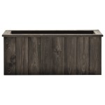 vidaXL Strat înălțat, gri închis, 74 x 32 x 30 cm, lemn masiv de pin vidaXL Strat înălțat, gri închis, 74 x 32 x 30 cm, lemn masiv de pin