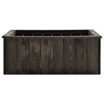 vidaXL Strat înălțat, gri închis, 74 x 77 x 30 cm, lemn masiv de pin vidaXL Strat înălțat, gri închis, 74 x 77 x 30 cm, lemn masiv de pin