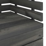 vidaXL Fotoliu de grădină, gri închis, lemn masiv de pin vidaXL Fotoliu de grădină, gri închis, lemn masiv de pin