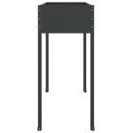 vidaXL Jardiniere de grădină, 2 buc., antracit, oțel galvanizat vidaXL Jardiniere de grădină, 2 buc., antracit, oțel galvanizat