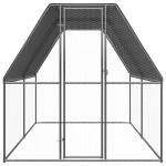 vidaXL Coteț de păsări pentru exterior, 2x4x2 m, oțel galvanizat vidaXL Coteț de păsări pentru exterior, 2x4x2 m, oțel galvanizat