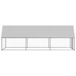 vidaXL Coteț de păsări pentru exterior, 2x6x2 m, oțel galvanizat vidaXL Coteț de păsări pentru exterior, 2x6x2 m, oțel galvanizat