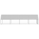 vidaXL Coteț de păsări pentru exterior, 2x8x2 m, oțel galvanizat vidaXL Coteț de păsări pentru exterior, 2x8x2 m, oțel galvanizat
