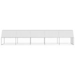 vidaXL Coteț de păsări pentru exterior, 2x10x2 m, oțel galvanizat vidaXL Coteț de păsări pentru exterior, 2x10x2 m, oțel galvanizat