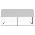 vidaXL Coteț de păsări pentru exterior, 3x4x2 m, oțel zincat