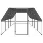 vidaXL Coteț de păsări pentru exterior, 3x10x2 m, oțel galvanizat vidaXL Coteț de păsări pentru exterior, 3x10x2 m, oțel galvanizat