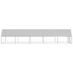 vidaXL Coteț de păsări pentru exterior, 3x10x2 m, oțel galvanizat vidaXL Coteț de păsări pentru exterior, 3x10x2 m, oțel galvanizat