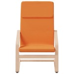 vidaXL Scaun de relaxare cu taburet, galben închis, material textil vidaXL Scaun de relaxare cu taburet, galben închis, material textil