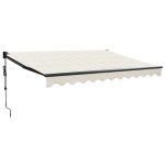 vidaXL Copertină retractabilă automată, crem, 3x2,5 m vidaXL Copertină retractabilă automată, crem, 3x2,5 m
