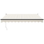 vidaXL Copertină retractabilă automată, crem, 3x2,5 m vidaXL Copertină retractabilă automată, crem, 3x2,5 m