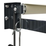 vidaXL Copertină retractabilă automată, crem, 3x2,5 m vidaXL Copertină retractabilă automată, crem, 3x2,5 m