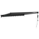 vidaXL Copertină retractabilă automată, antracit, 3x2,5 m vidaXL Copertină retractabilă automată, antracit, 3x2,5 m