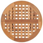 vidaXL Masă de grădină pliabilă, 50 x 50 x 50 cm, lemn masiv de tec