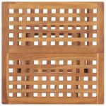 vidaXL Masă de grădină pliabilă, 50 x 50 x 50 cm, lemn masiv tec vidaXL Masă de grădină pliabilă, 50 x 50 x 50 cm, lemn masiv tec