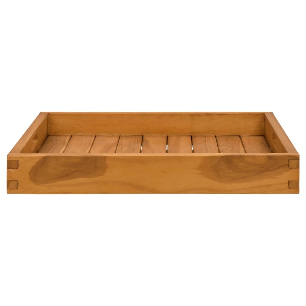 vidaXL Tavă pentru servit, 50x50 cm, lemn masiv de tec