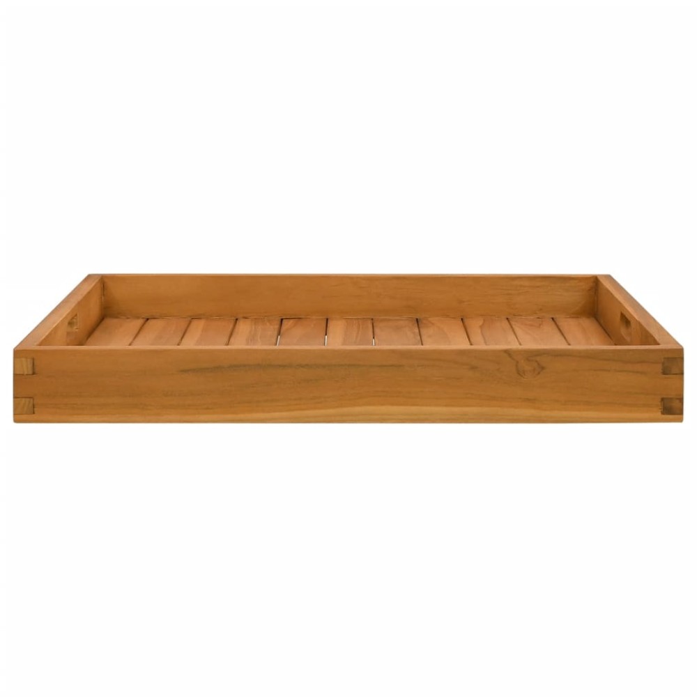 vidaXL Tavă pentru servit, 60x60 cm, lemn masiv de tec