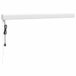 vidaXL Copertină retractabilă, galben/alb, 3x2,5 m, textil/aluminiu