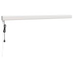 vidaXL Copertină retractabilă, galben/alb, 4,5x3 m, textil/aluminiu