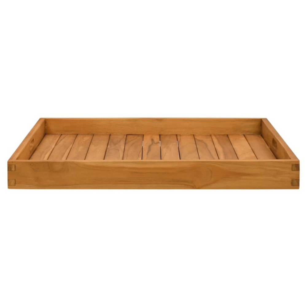 vidaXL Tavă pentru servit, 70x70 cm, lemn masiv de tec