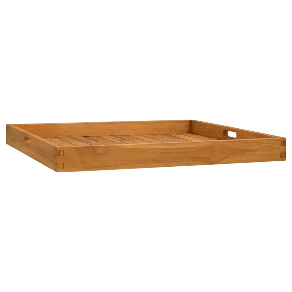 vidaXL Tavă pentru servit, 70x70 cm, lemn masiv de tec