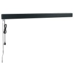 vidaXL Copertină retractabilă, galben/alb, 3x2,5 m, textil/aluminiu